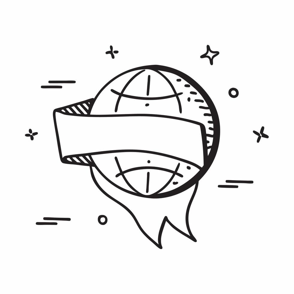 Clean Globe icon with copy space on a tech themed background concept as A image of a globe icon with generous copy space on a tech themed background ideal for global business and vector