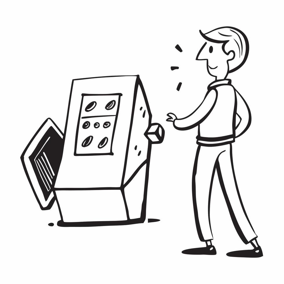 Clean Gambler with a pair of dice and a craps layout indicating dice gaming with room for writing concept as A gambler holding a pair of dice and standing by a craps layout representing vector