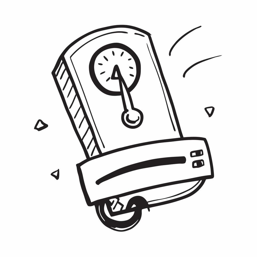 Clean Fuel gauge icon with copy space on a blue background concept as A image of a fuel gauge icon with generous copy space on a blue background ideal for fuel and energy themed v vector