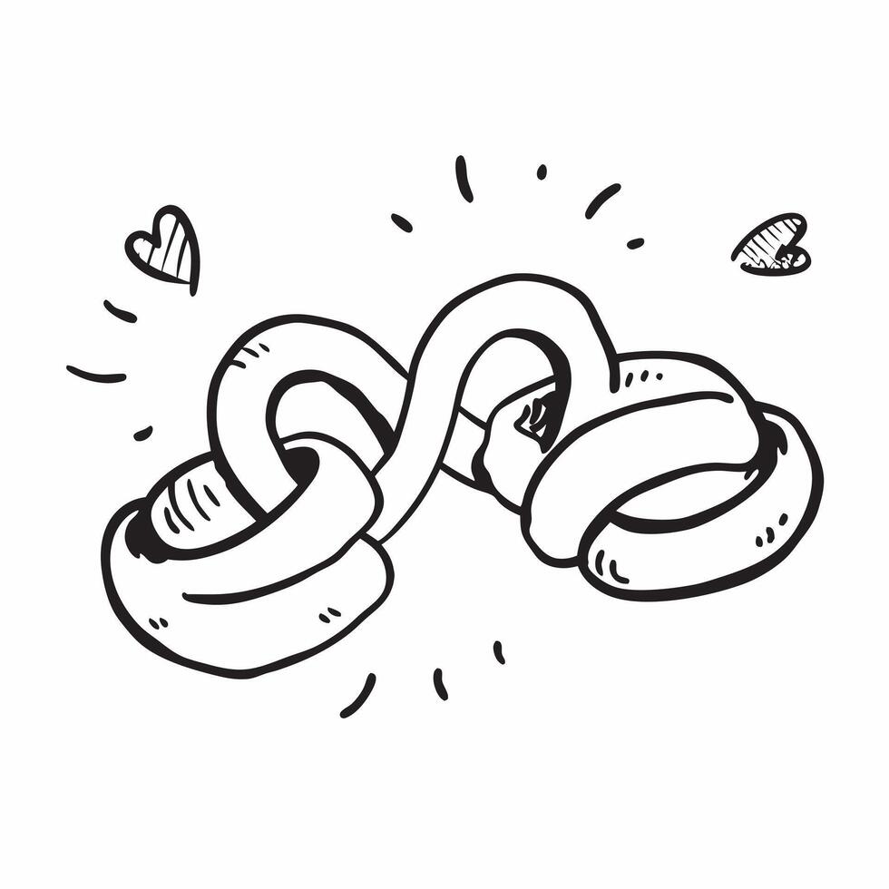 Clean Friendship Rings and Heart concept as Friendship rings with a heart symbol and ample copy space representing commitment and love in friendship in Photo Stock Concept vector