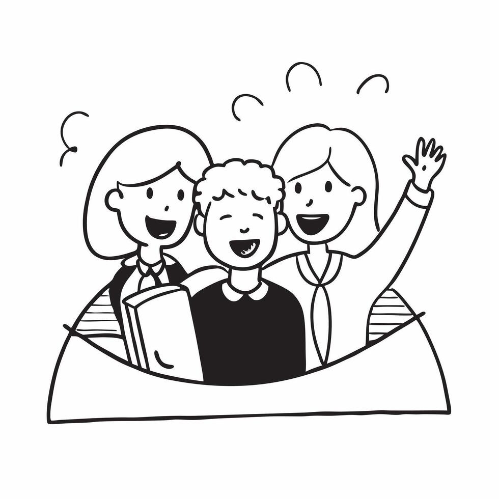 Clean Friends at a Picnic and Smiles concept as Friends at a picnic with smiling faces and ample copy space representing the joy and outdoor moments in friendship in Photo Stock Concept vector