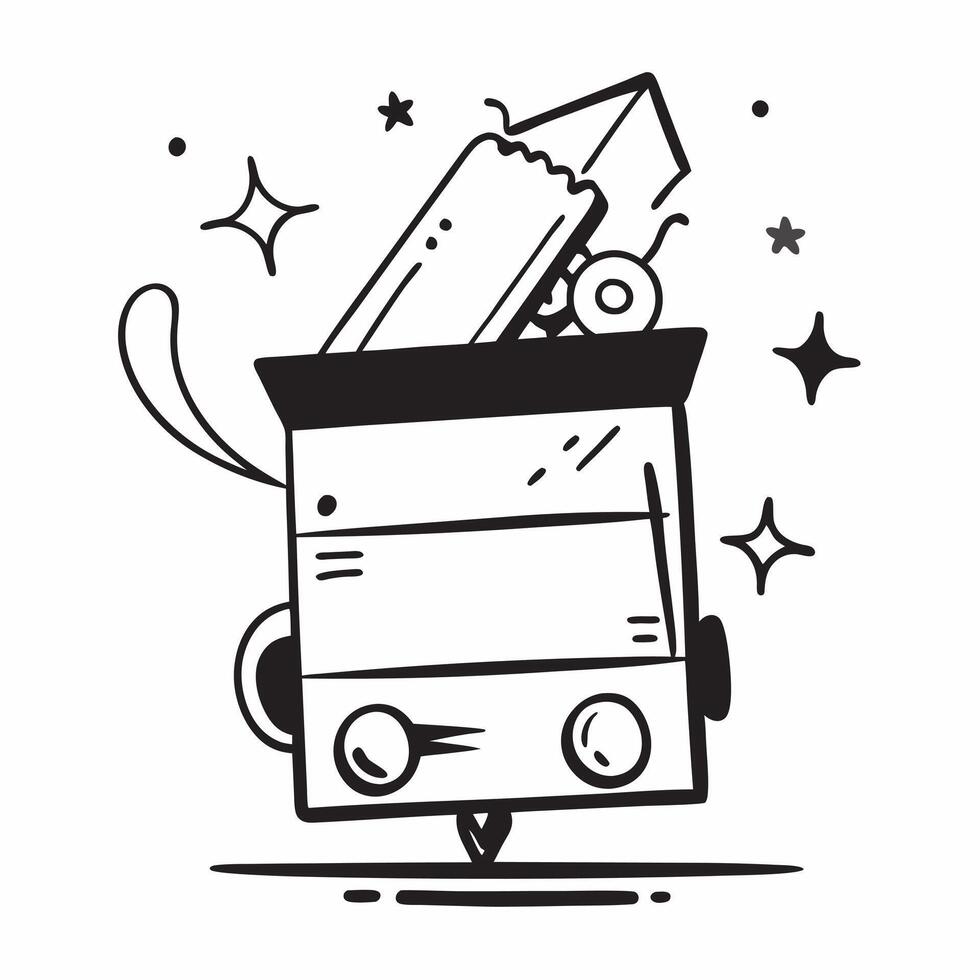 Clean Food cart and neon sign symbol with copy space for market guides concept as An artistic rendering of a food cart and neon sign symbol with spacious copy space suitable for market g vector