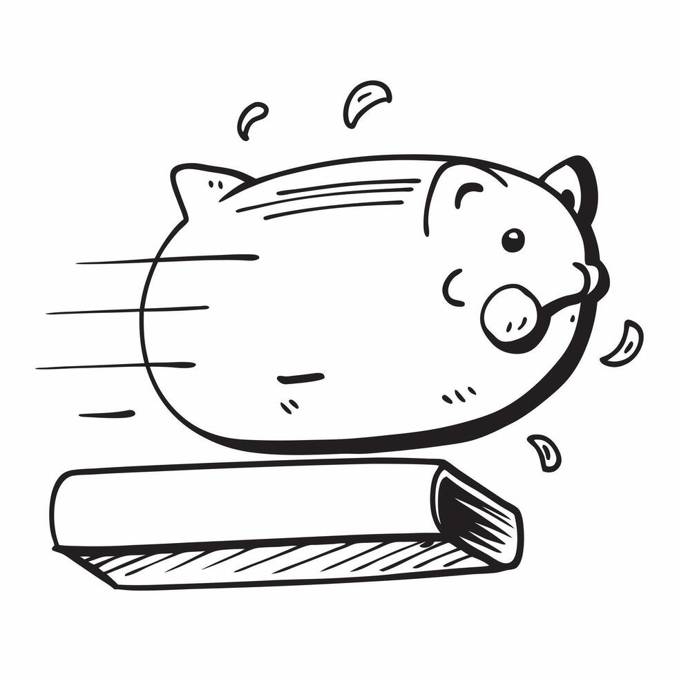 Clean Flat design as Piggy bank icon with copy space on a blue background concept as A icon image of a piggy bank icon with ample copy space on a blue background perfect for saving and Set 2 vector