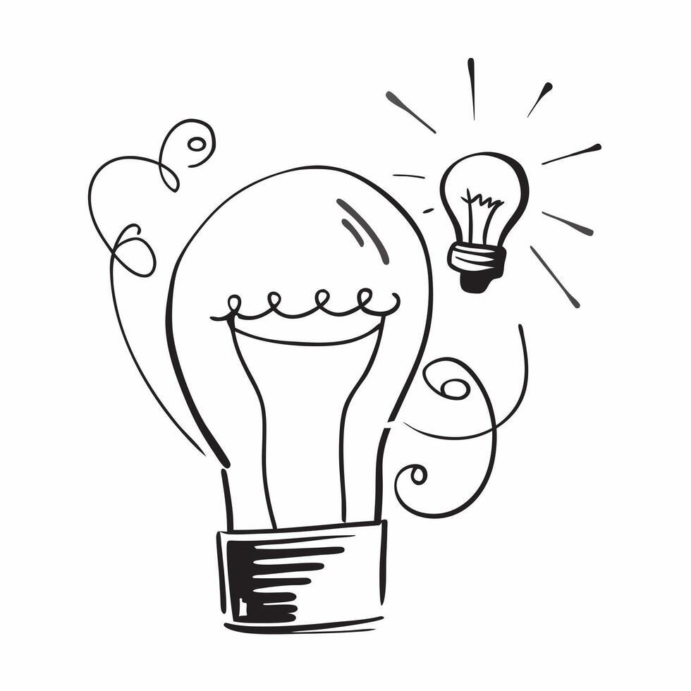 Clean Flat design as Lightbulb icon with copy space on a gray background concept as A image of a lightbulb icon with generous copy space on a gray background ideal for showcasing Set 4 vector