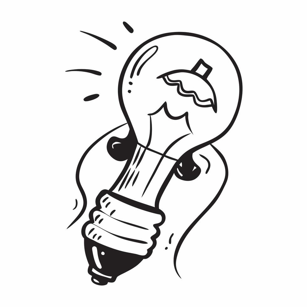 Clean Flat design as Lightbulb icon with copy space on a gray background concept as A image of a lightbulb icon with generous copy space on a gray background ideal for showcasing Set 3 vector