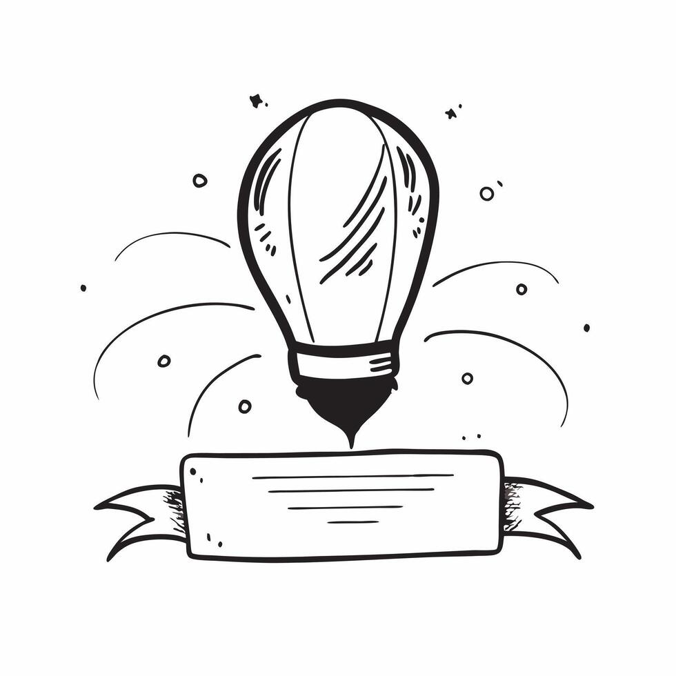 Clean Flat design as Hot air balloon icon with copy space on a white background concept as A image of a hot air balloon icon with generous copy space on a white background ideal f Set 2 vector
