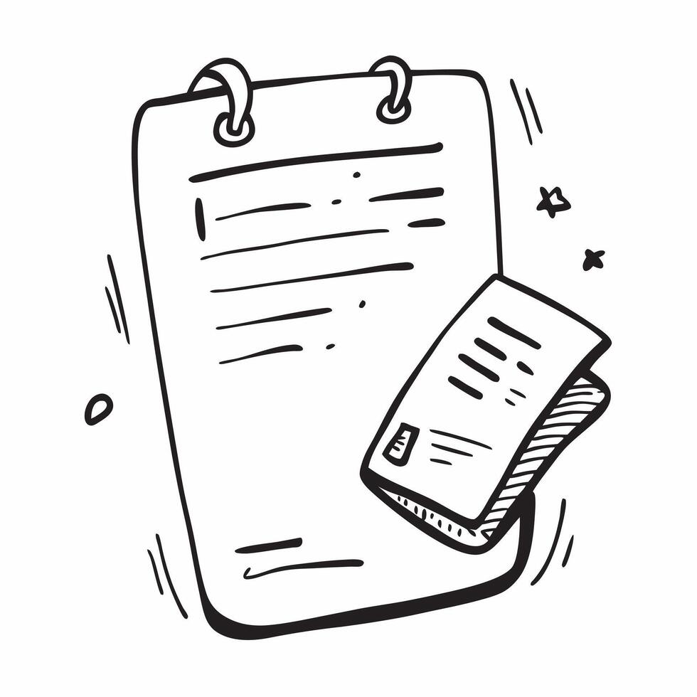 Clean Flat design as Doodle line icon of a clipboard concept as A doodle line icon of a clipboard symbolizing tasks organization and business management perfect for productivity and plan Set 2 vector