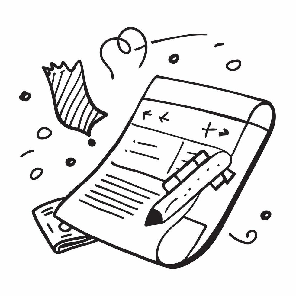 Clean Flat design as Doodle line icon of a calendar concept as A doodle line icon of a calendar representing scheduling planning and time management ideal for business organization and p Set 3 vector