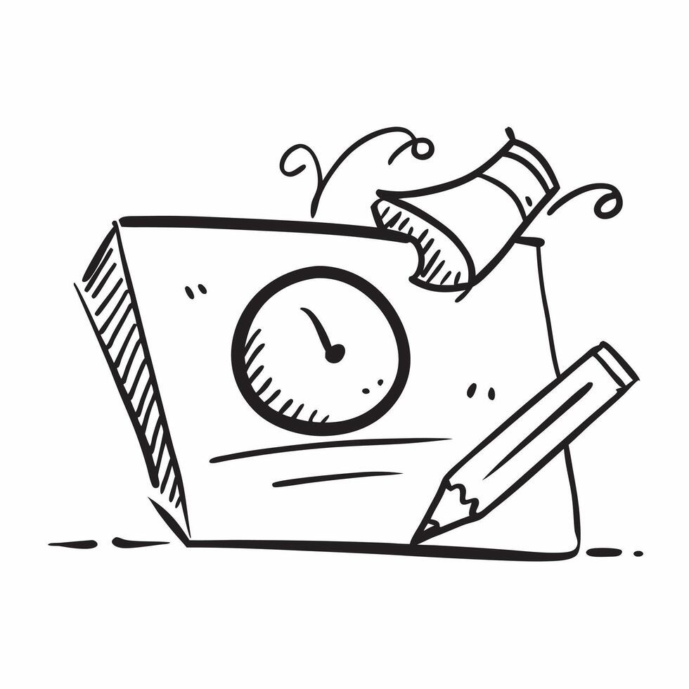 Clean Flat design as Clock icon with copy space on a minimalist background concept as A icon image of a clock icon with ample copy space on a minimalist background perfect for time man Set 2 vector