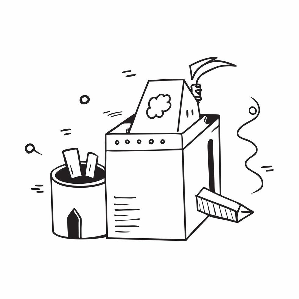 Clean Factory illustration with copy space for annual reports concept as An illustrative factory design with ample copy space perfect for annual reports and business documents to highlig vector