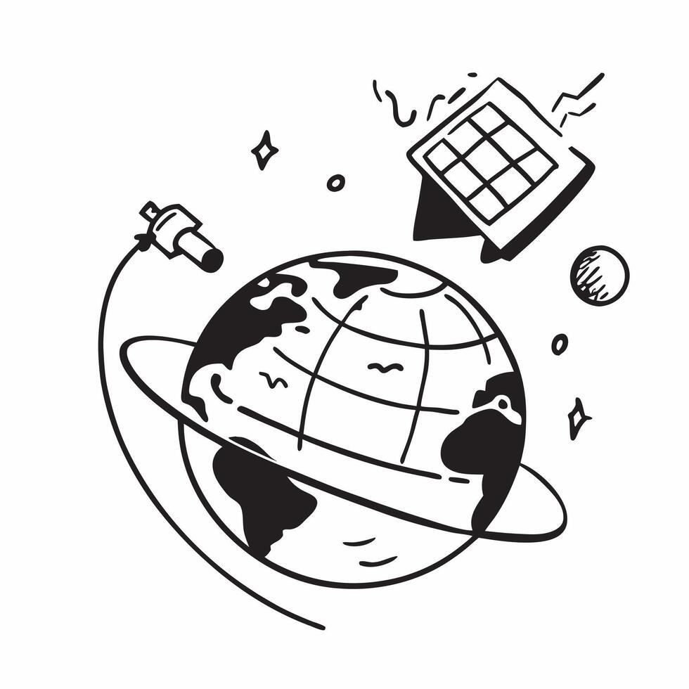 Clean Earth Solar Panels and Ozone concept as Earth with solar panels and ozone layer ample space for text symbolizing the connection between renewable energy and ozone protection in Ph vector
