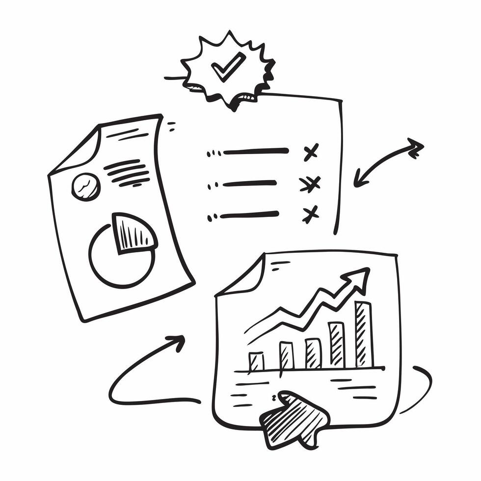 Clean Doodle line icon of a speech bubble concept as A doodle line icon of a speech bubble symbolizing communication discussion and business dialogue perfect for business conversation th vector