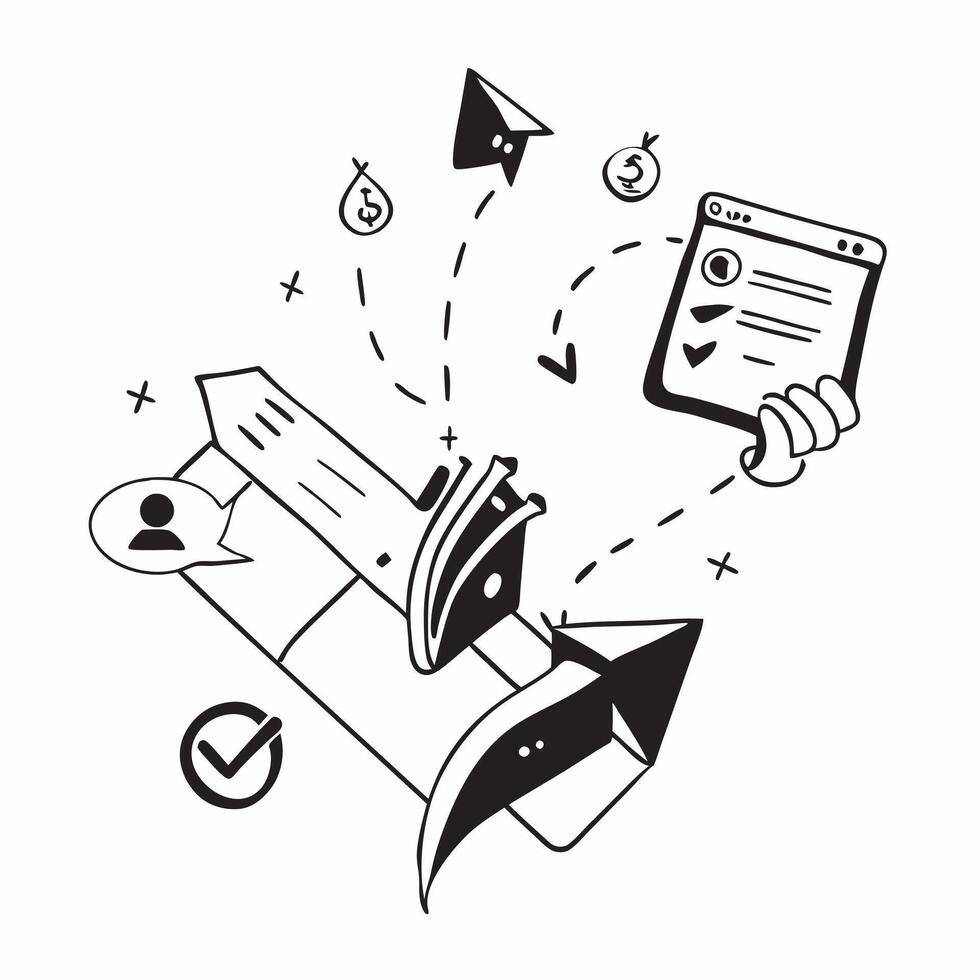 Clean Digital transformation symbol with copy space for project planning concept as An artistic rendering of a digital transformation symbol with spacious copy space suitable for project Set 10 vector