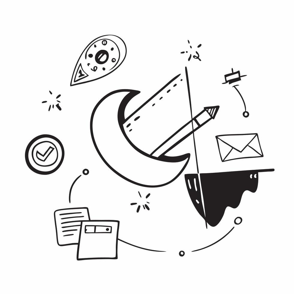 Clean Digital transformation symbol with copy space for project planning concept as An artistic rendering of a digital transformation symbol with spacious copy space suitable for project Set 9 vector