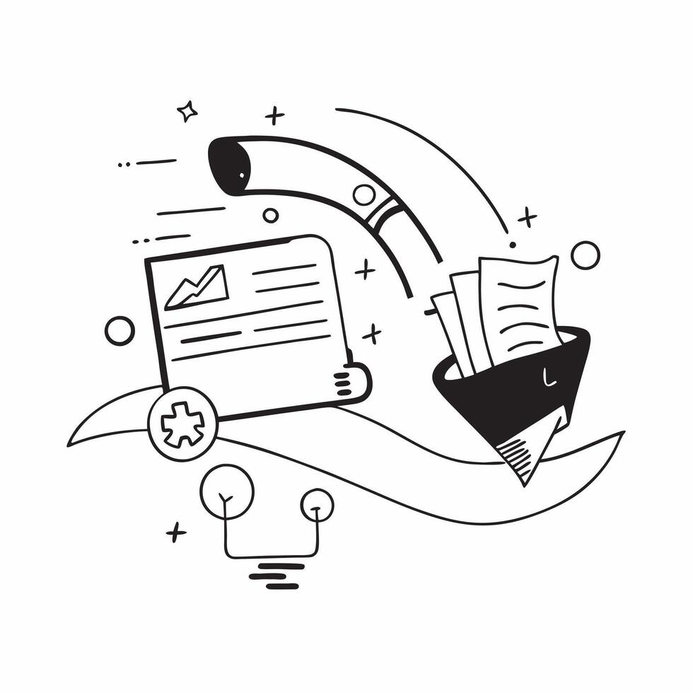Clean Digital transformation illustration with blank area for customizable text concept as A creative depiction of a digital transformation illustration featuring a blank area for custom Set 13 vector