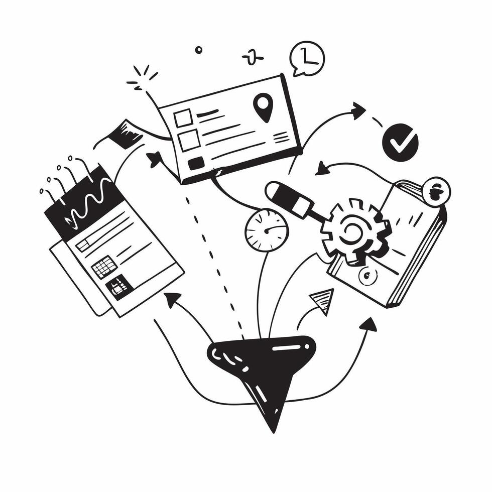 Clean Digital transformation illustration with blank area for customizable text concept as A creative depiction of a digital transformation illustration featuring a blank area for custom Set 11 vector
