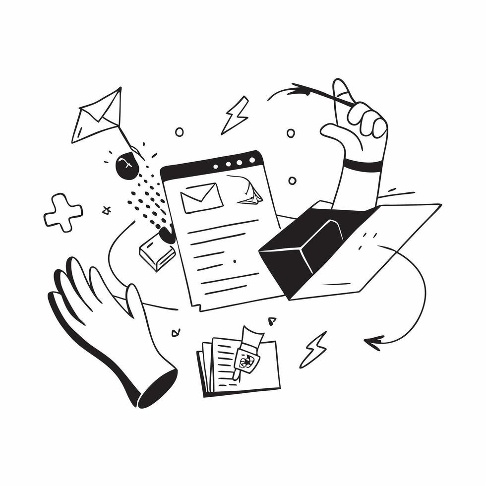 Clean Digital transformation illustration with blank area for customizable text concept as A creative depiction of a digital transformation illustration featuring a blank area for custom Set 8 vector