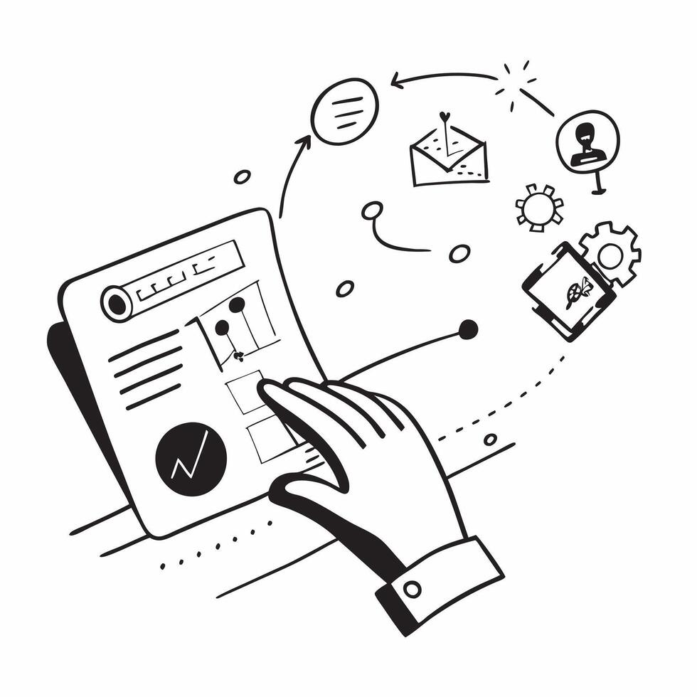 Clean Digital transformation illustration with blank area for customizable text concept as A creative depiction of a digital transformation illustration featuring a blank area for custom Set 4 vector