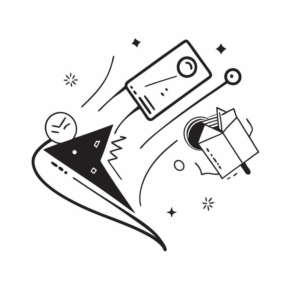 Clean Digital transformation icon with space for text and graphics on a blue background concept as A modern digital transformation icon design featuring space for both text and graphics vector