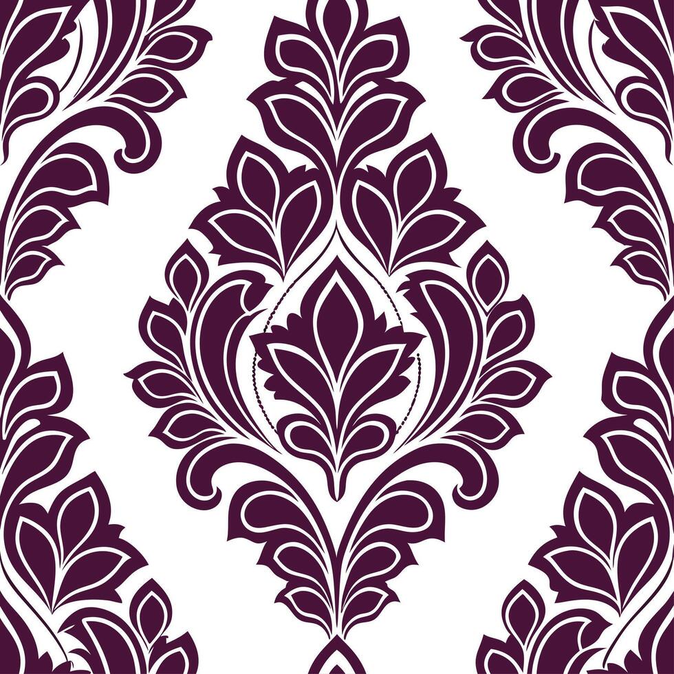 Clean Design a seamless pattern featuring intricate Victorian floral motifs in rich jewel tones concept as Create a seamless pattern showcasing Victorian era floral designs with ornate d vector