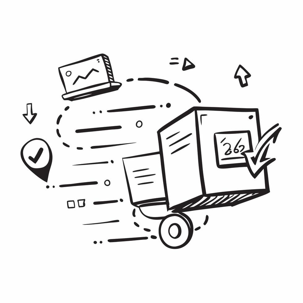 Clean Delivery icon with space for motivational quotes concept as A modern delivery icon design with ample space for motivational quotes perfect for creating business posters and digital vector