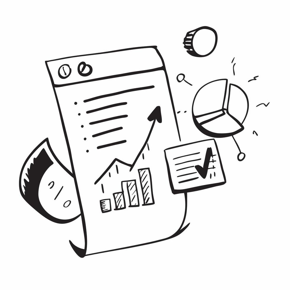 Clean Data summary icon with space for motivational quotes concept as A modern data summary icon design with ample space for motivational quotes perfect for creating business posters and vector