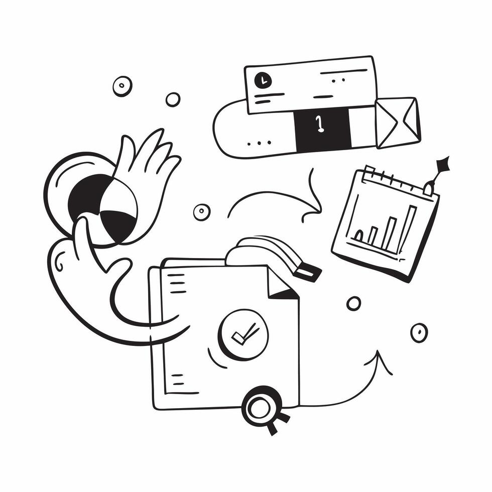 Clean Data privacy PDPA illustration with copy space for business reports concept as A visually appealing data privacy PDPA illustration with copy space designed to enhance business repo vector