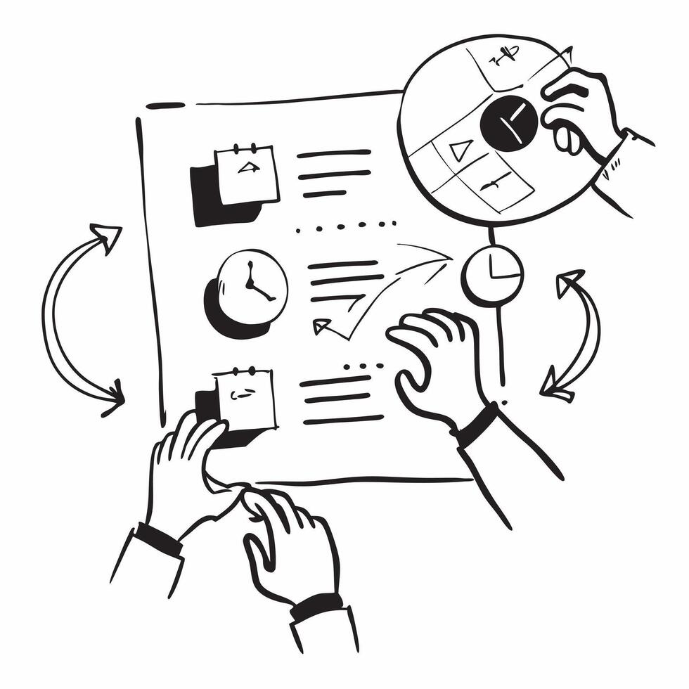 Clean Collaboration point illustration with copy space for business reports concept as A visually appealing collaboration point illustration with copy space designed to enhance business vector