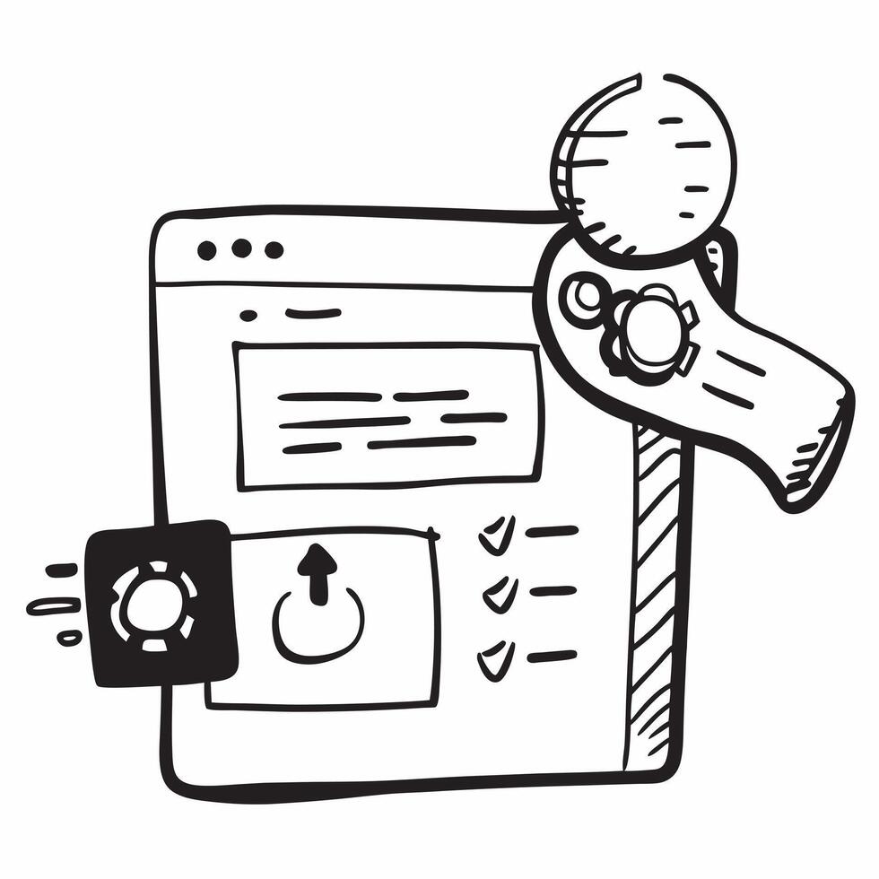 Clean Code dashboard and debugging icon with blank space for custom branding concept as A customizable code dashboard and debugging icon with blank space for adding custom branding eleme vector