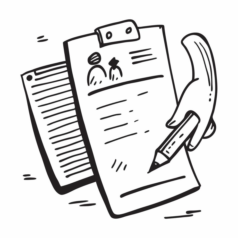 Clean Clipboard and pen icon with copy space for social media posts concept as An illustrative clipboard and pen icon with copy space tailored for social media posts and digital marketin Set 2 vector