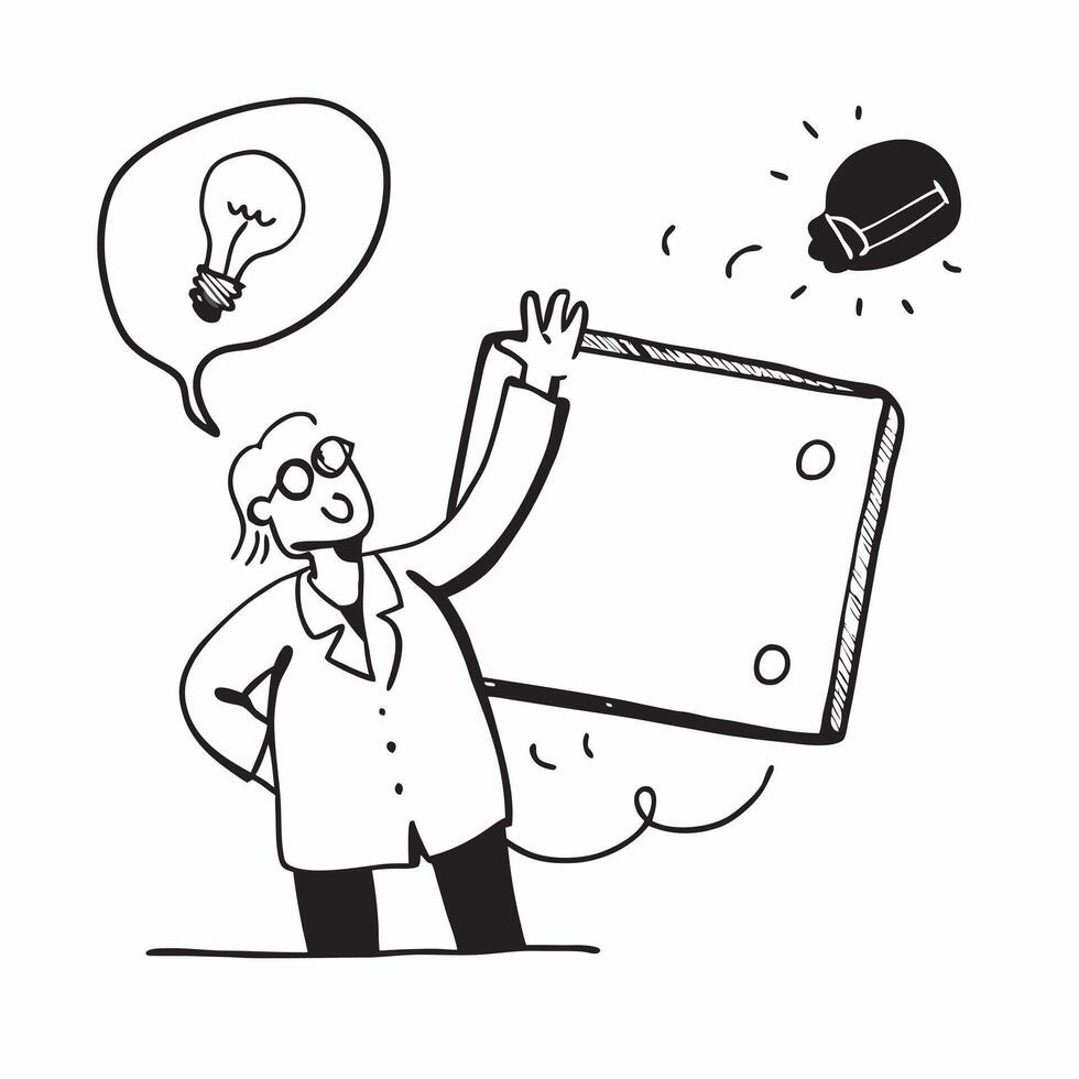 Clean Child with a drawing and a crayon box representing dreams of artistic expression with ample space for text concept as A child holding a drawing and a crayon box symbolizing dreams vector