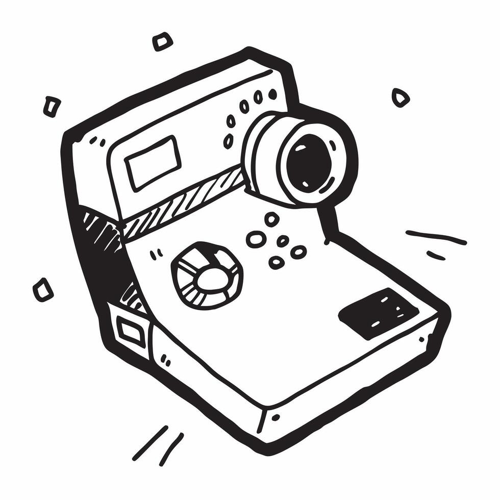 Clean Camera and Macro Lens concept as A camera with a macro lens and ample copy space symbolizing close up photography and detail in Photo Stock Concept vector