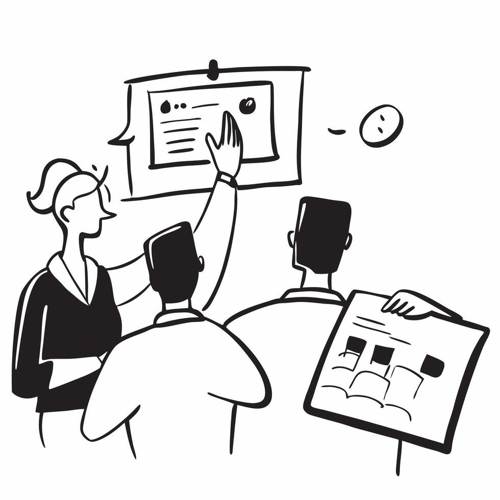Clean Business partners shaking hands after a successful meeting concept as A illustration of business partners shaking hands after a successful meeting utilizing a 3 color palett Set 2 vector