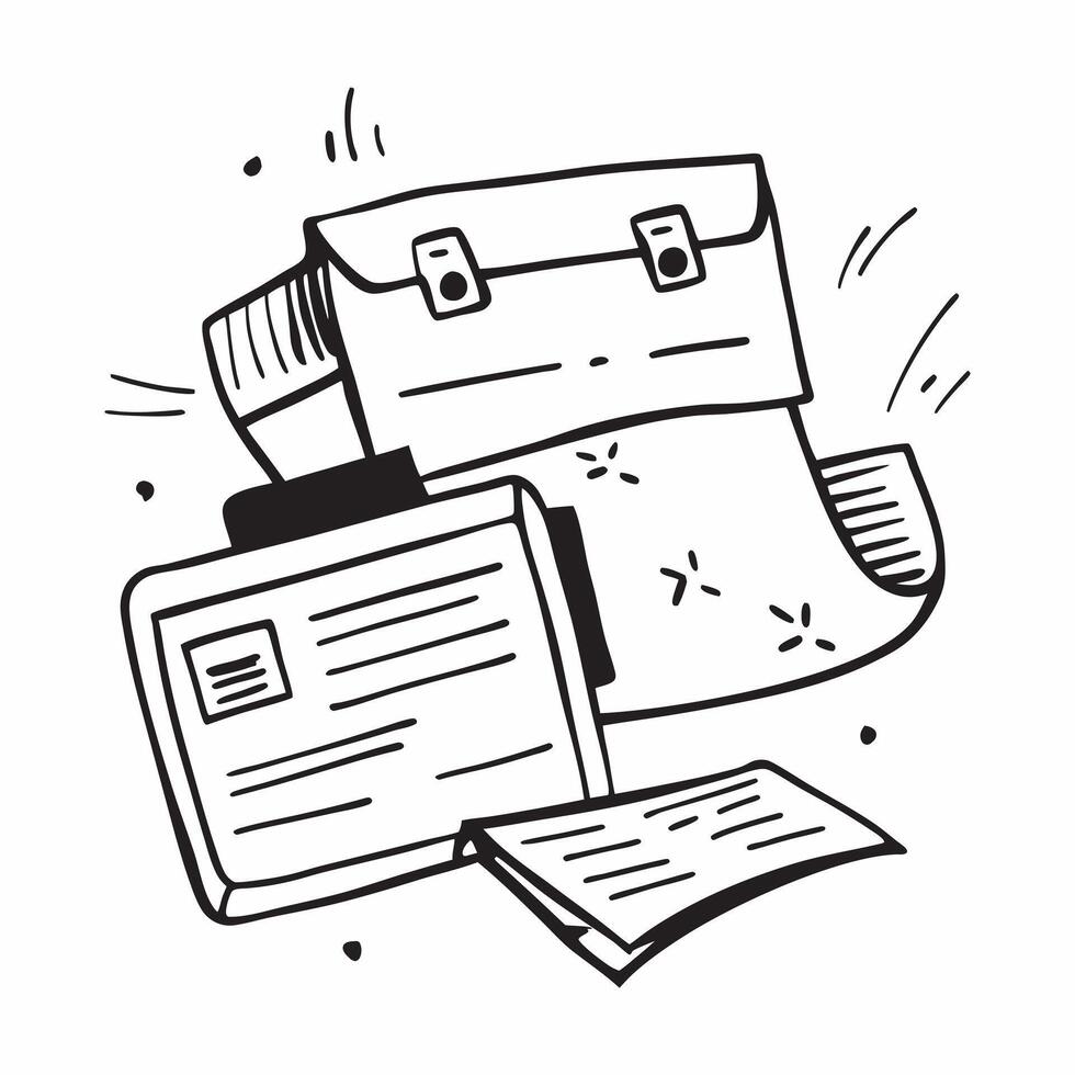 Clean Briefcase and tax form icon with ample space for text and graphics concept as An iconographic briefcase and tax form design offering ample space for both text and graphics perfect vector
