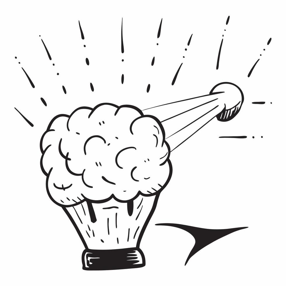 Clean Brain and Bookshelf concept as A brain with a bookshelf and ample copy space symbolizing knowledge and cognitive development in Photo Stock Concept vector