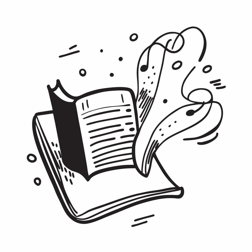 Clean Book illustration with copy space for advertising concept as A creative book illustration featuring ample copy space perfect for advertisements and marketing campaigns focused on e vector