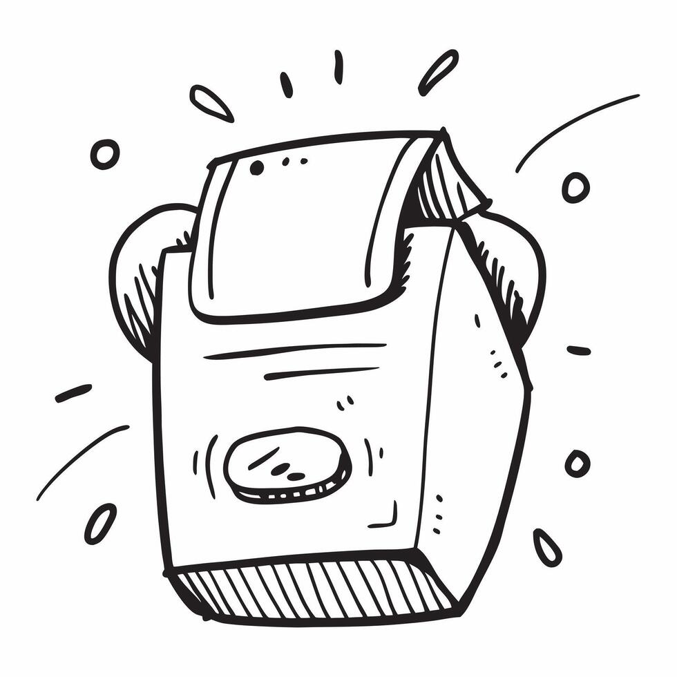 Clean Blank food container and a digital draft symbolizing product design with ample space for text concept as A blank food container with a digital design draft representing the produc vector