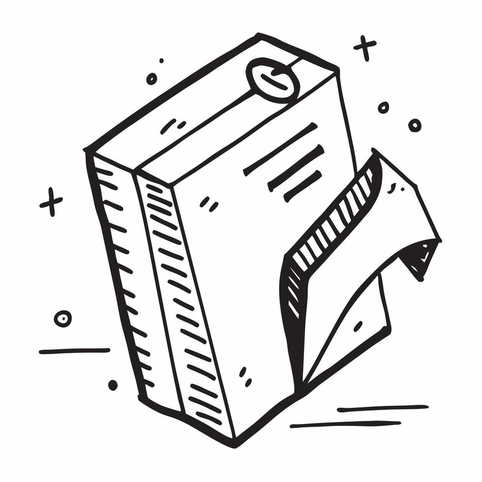 Clean Blank packaging box and a designers ruler symbolizing precision with ample space for text concept as A blank packaging box with a designers ruler representing the precision requir vector