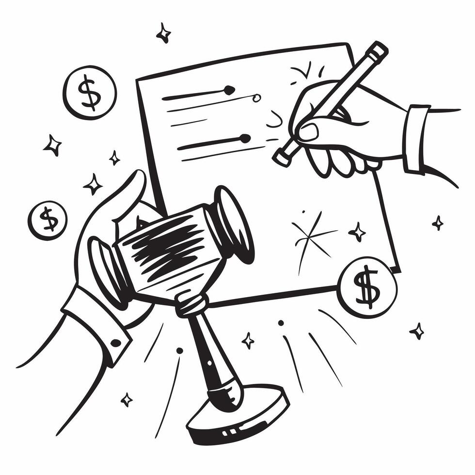 Clean Bidding illustration with copy space for business reports concept as A visually appealing bidding illustration with copy space designed to enhance business reports and presentation Set 3 vector