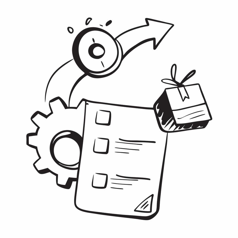 Clean Automation logistic icon with blank space for custom branding concept as A customizable automation logistic icon with blank space for adding custom branding elements making it suit vector