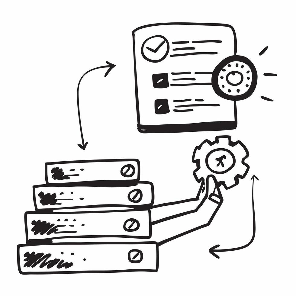 Clean Automated storage system and a performance chart symbolizing automated storage efficiency in double exposure with copy space concept as An automated storage system blended with a vector