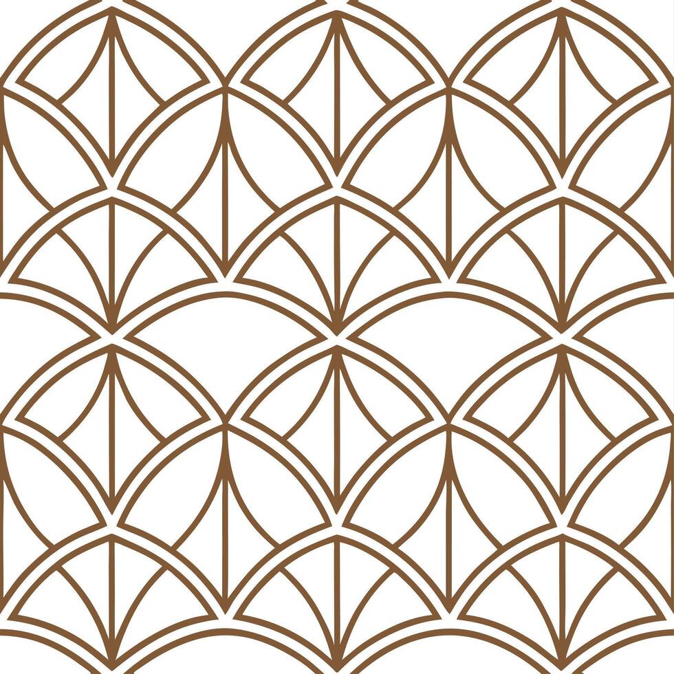 Clean Art deco seamless pattern with metallic lines for modern luxury concept as Modern luxury art deco seamless pattern featuring metallic lines and geometric shapes for upscale interio vector
