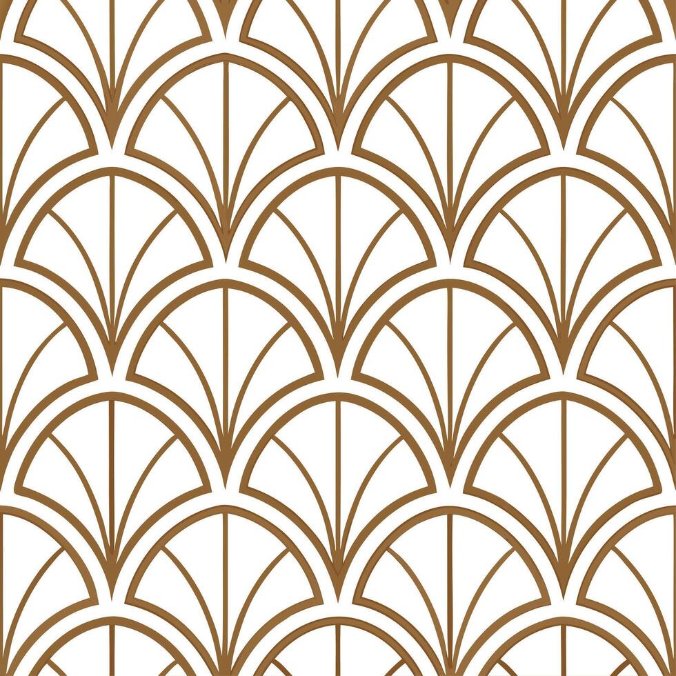 Clean Art deco geometric seamless pattern with metallic highlights for luxurious decor concept as Sophisticated art deco geometric shapes in a seamless pattern enhanced with metallic hig Set 2 vector