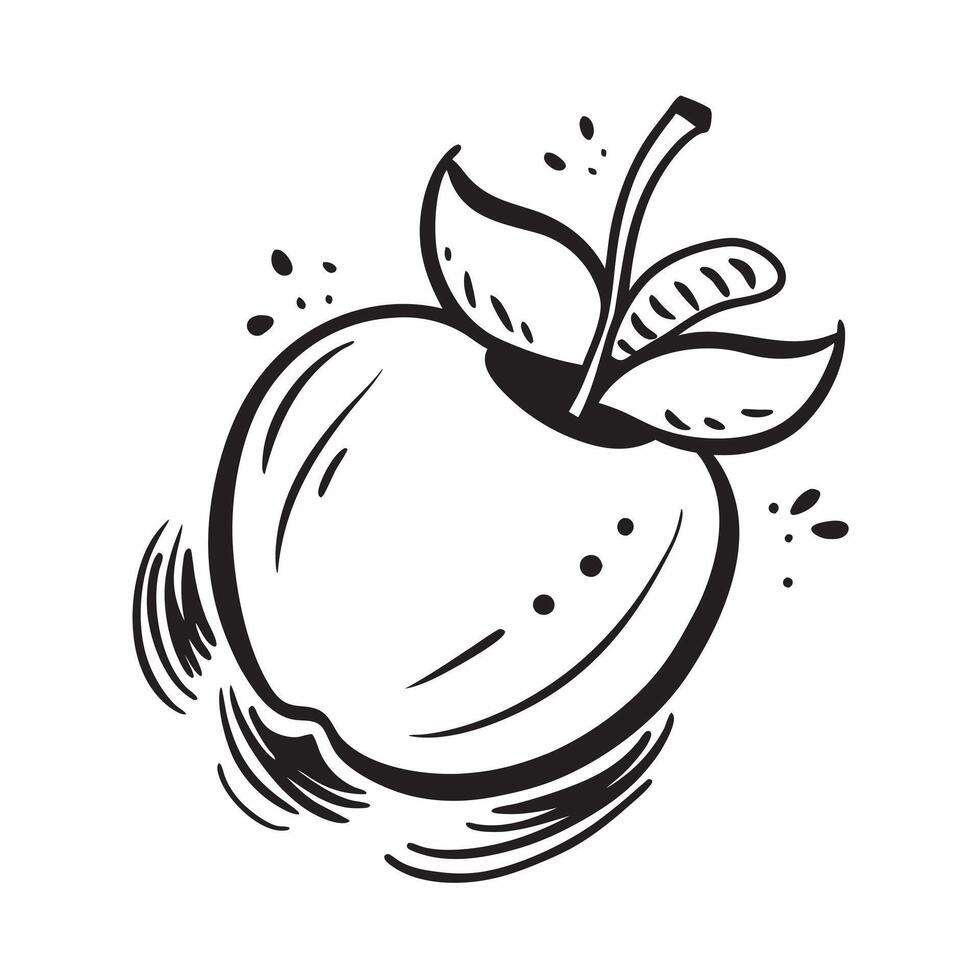 Clean Apple icon with copy space on a gray background concept as A image of an apple icon with ample copy space on a gray background ideal for healthy eating and nutrition themed vector