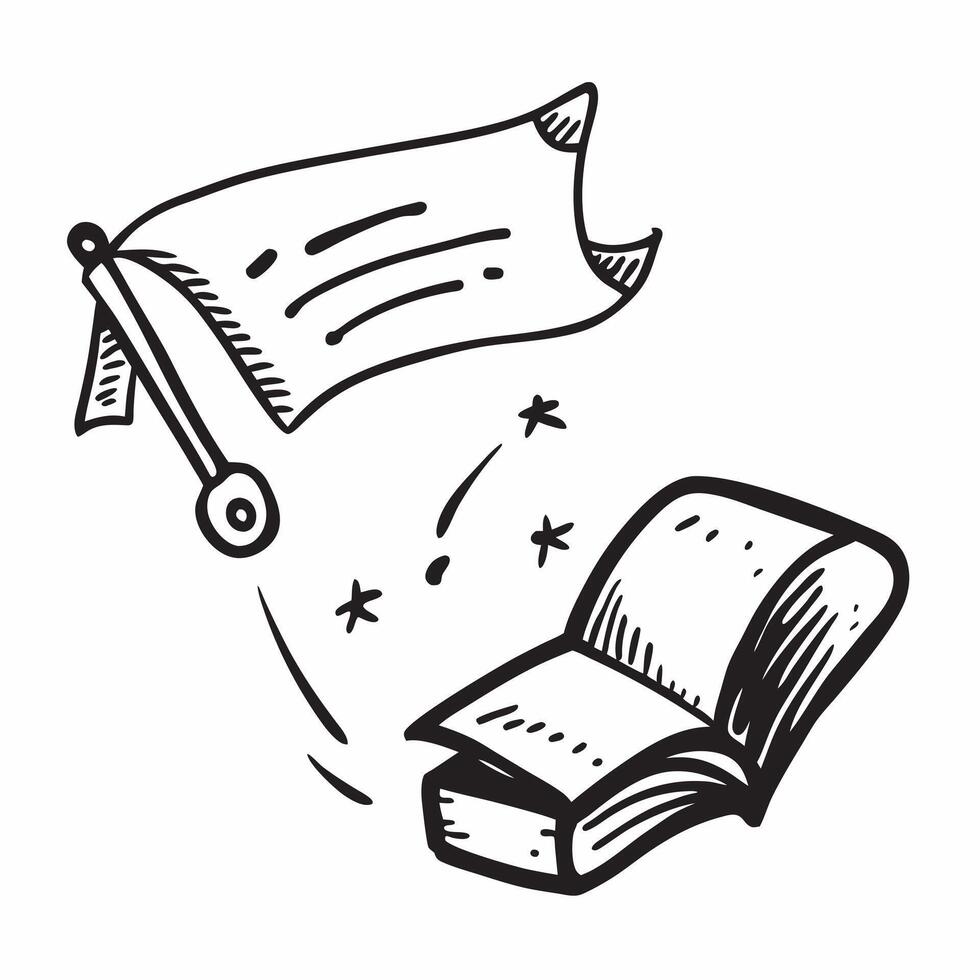 Clean American flag and a graduation cap symbolizing education and success with ample space for text concept as An American flag next to a graduation cap representing the importance of vector
