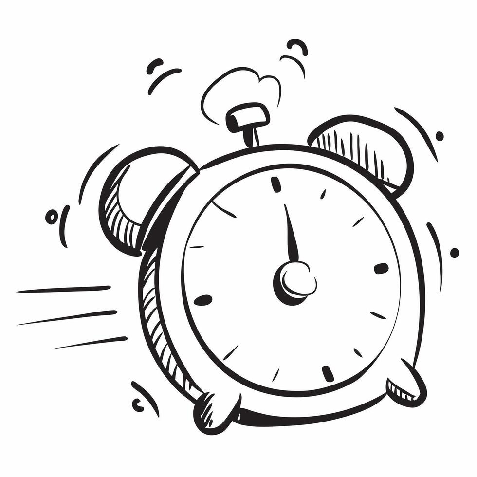 Clean Alarm clock symbol with copy space for daily schedules concept as An artistic rendering of an alarm clock symbol with spacious copy space suitable for daily schedules morning plans vector