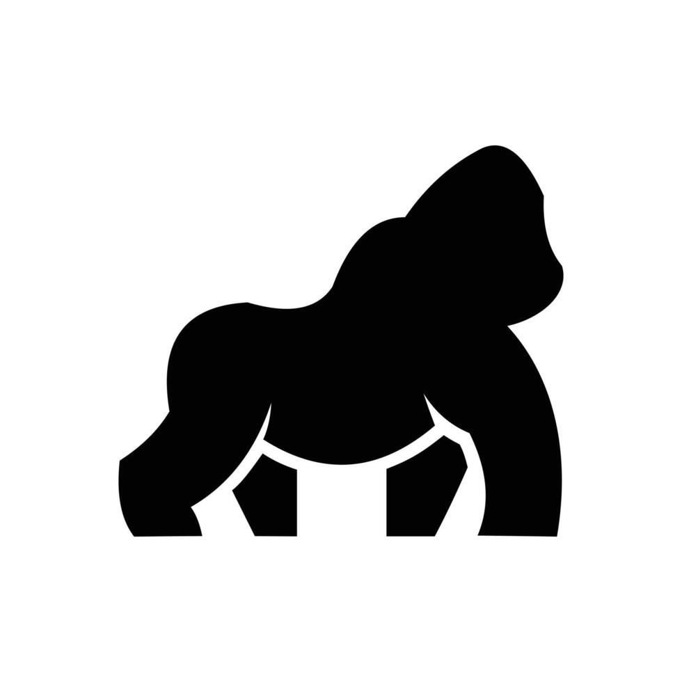 Gorilla icon illustration vector