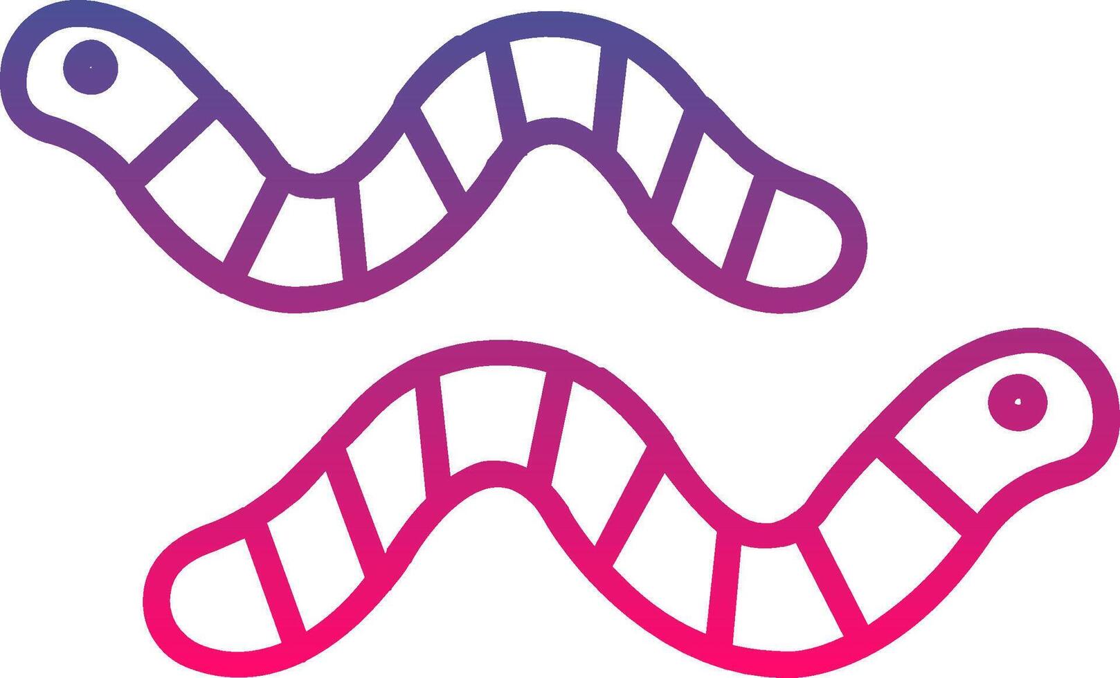 Worm Icon Symbol Art Sign vector