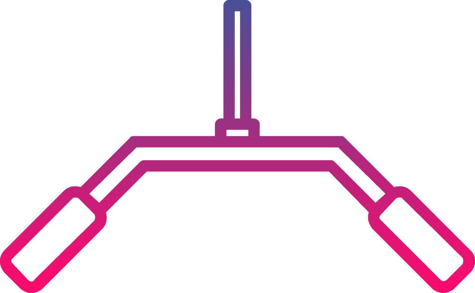 Weight Bar Icon Symbol Art Sign vector