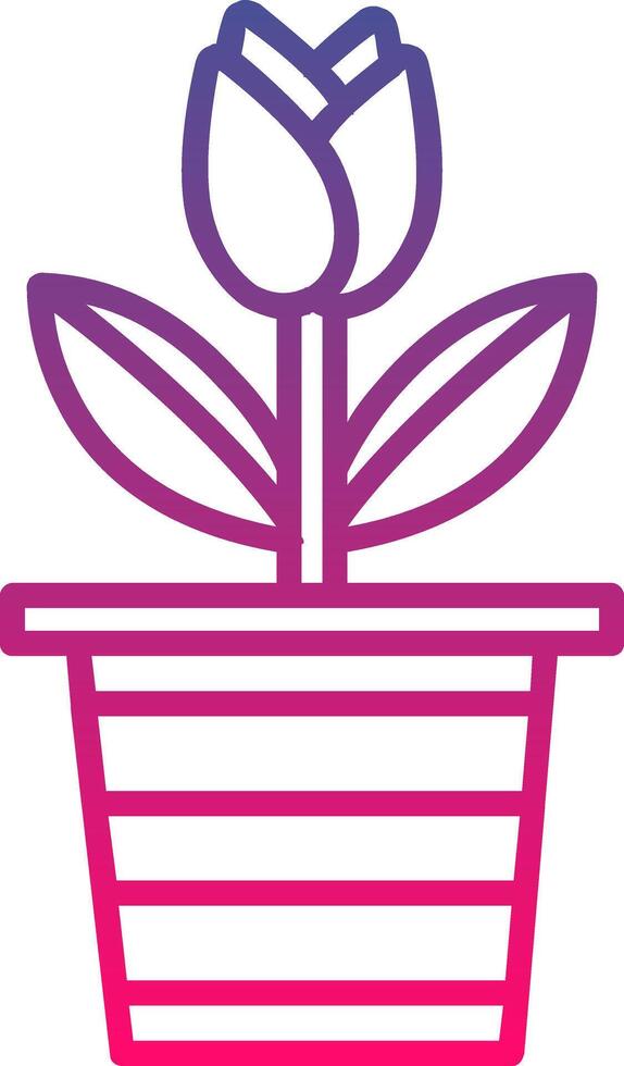 Tulip Icon Symbol Art Sign vector